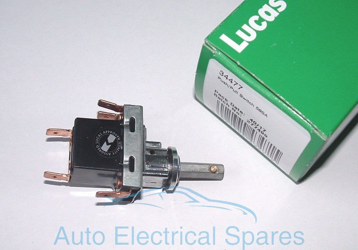 Lucas 34477 58SA PUSH PULL light switch 3 postition offonon