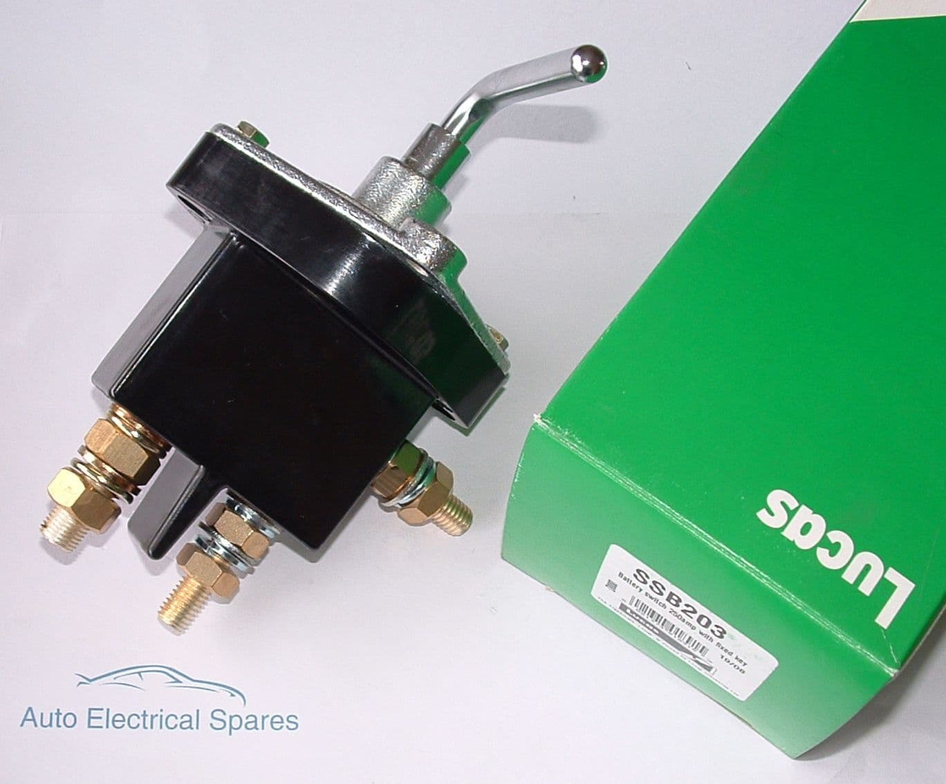 Lucas SSB203 12v / 24v Battery Change Over Switch 250amp with fixed handle