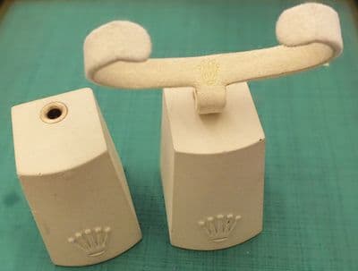 2 x ROLEX Cream window display Pods Used