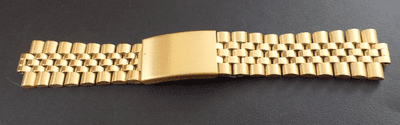 20 mm lug fit Jubilee styled bracelet gold effect