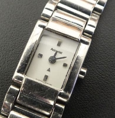 Accurist LB160W ladies all steel bracelet watch for project untested
