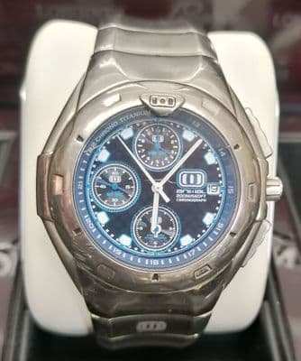 Animal Titanium quartz chronograph