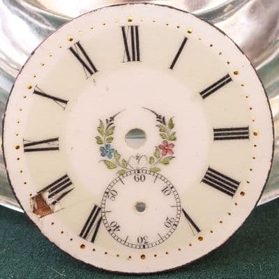 BEAUTIFUL 2 TONE HAND PAINTED SUB SECOND DIAL Small damage 36 mm