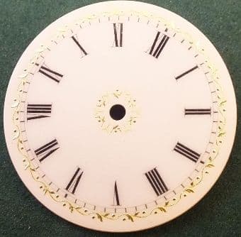 Beautiful Gold Leaf Porcelain Dial perfect condition no marks