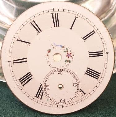 Beautiful Porcelain Sub second 2 Tone hand painted dial 35.5 mm