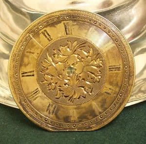 BEAUTIFUL Solid silver gold over lay LOUIS JEANNERET Dial 33.8 mm