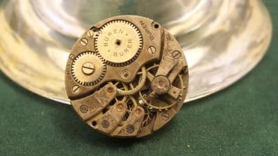 Buren 15 jewel vintage Swiss movement for parts