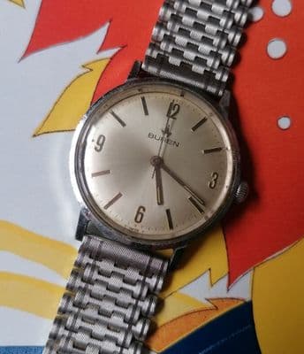 Buren 1960s 17 jewel Manual dress watch