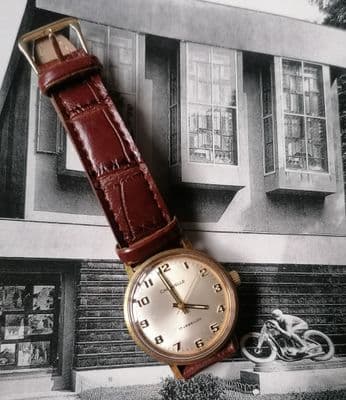 CARAVELLE 17 JEWEL MANUAL DRESS WATCH N4