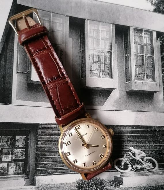 CARAVELLE 17 JEWEL MANUAL DRESS WATCH N4
