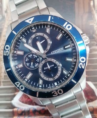 Citizen Eco Drive Chronograph fully running