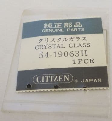 Citizen Genuine Crystal Glass Model 54-19063H