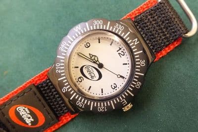 COCA COLA Sports promotional watch New running keeps perfect time