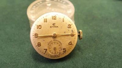 CYMA CAL:R 484 Ladies movement Running With Dial Crown and Hands