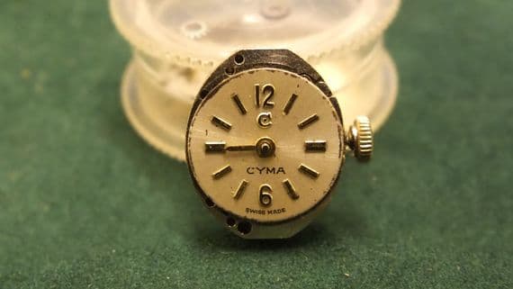 CYMA Cal:R156 Ladies movement Not running For Parts