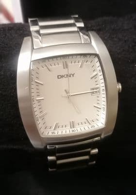 DKNY  model 1233 all stainless steel