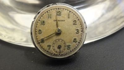 DOMINANT 15 Jewel ladies movement with dial and hands for parts