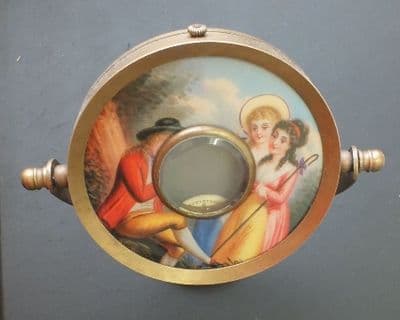 Dressing table mirror for Pocket watch movement for project