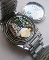 Eterna Kontiki Men's Watch Quartz 36MM Steel Vintage For Project