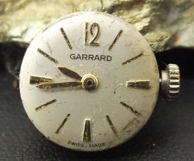 GARRARD CAL:ETA 2412 Movement Dial Hands and Crown For project or Parts