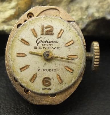 GENEVE SPORT 21 Jewel Ladies movement for parts or project
