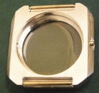 GENTS RETRO STEEL CASE FRONTS WITH GLASS AND STRAP BARS N-O-S TO CLEAR
