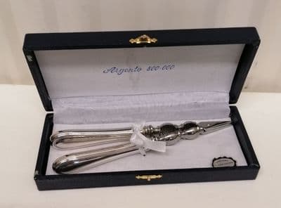 Gioielleria vecchia SAVONA Milan silver nut cracker