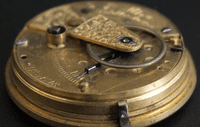 J C ettlson Middlesboro Fusee Pocket watch movement