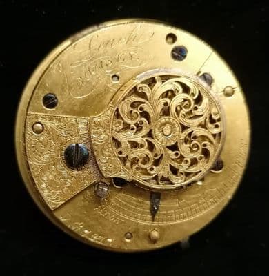 J Leach Romsey movement 7215 verge fusee
