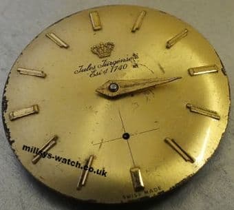 JULES JUNGENSON CORP H25660 17j PESEUX 350 movement for project or spare