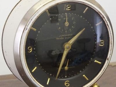 JUNGHANS TRIVOX SILENT-TIC ALARM CLOCK RUNNING For Project