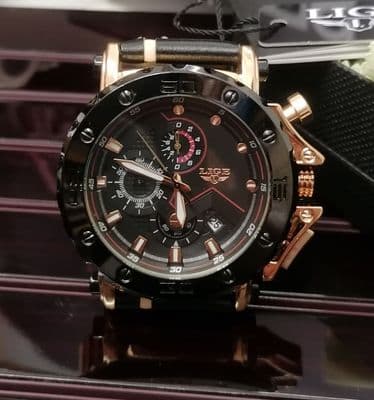Lige quartz big bold chronograph