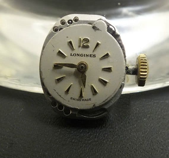Longines 13.15V Movement, Dial Hands and crown ladies for project not running