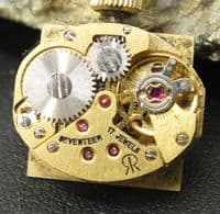 MARVIN REVUE UT B41 Movement with Dial Hands Solid Gold Branded Crown for project