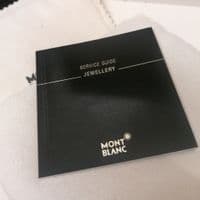 Mont Blanc Jewellery box with pouch and booklet