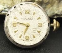 MOVADO Ladies Movement Dial hands and Crown running keeps time for project