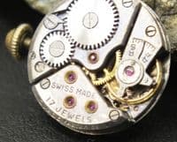 MOVADO Ladies Movement Dial hands and Crown running keeps time for project