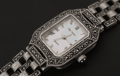 Oleg Cassini silver hallmarked ladies dress watch