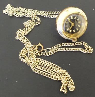 Olivia 17 jewel Ball fob watch