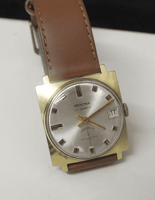 Perona 17 Jewel Swiss Cal 1691/93 Dress watch