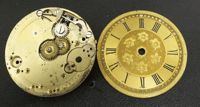 Pocket Watch movement 134822 with dial