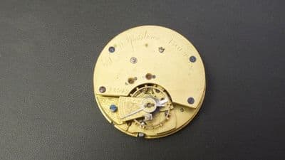 Pocket Watch Movement S Wolfenden Bolton, Chronograph parts or project