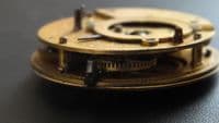 Pocket Watch Movement Unbrabded chain fusee no balance for parts