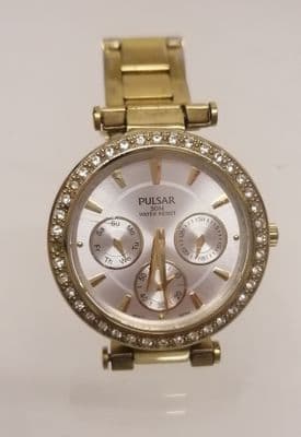 Pulsar Midsize chronograph running