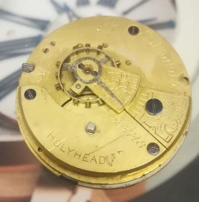 R Edwards Holyhead fusee movement with dial