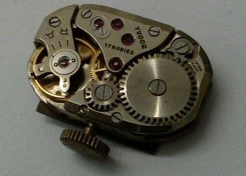 Rolex Tudor Ladies Movement 11.1mm Running with Square Dial and fingers