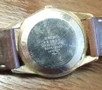Seiko 7005-2000 Automatic date Gold Plated
