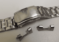 Seiko steel strap 4136-B-E lug fit deployment clasp