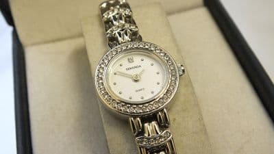 SEKONDA Quartz Ladies Diamond Dial dress watch