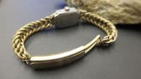 SELZA Gold plated cased ladies dress watch unusual strap for project
